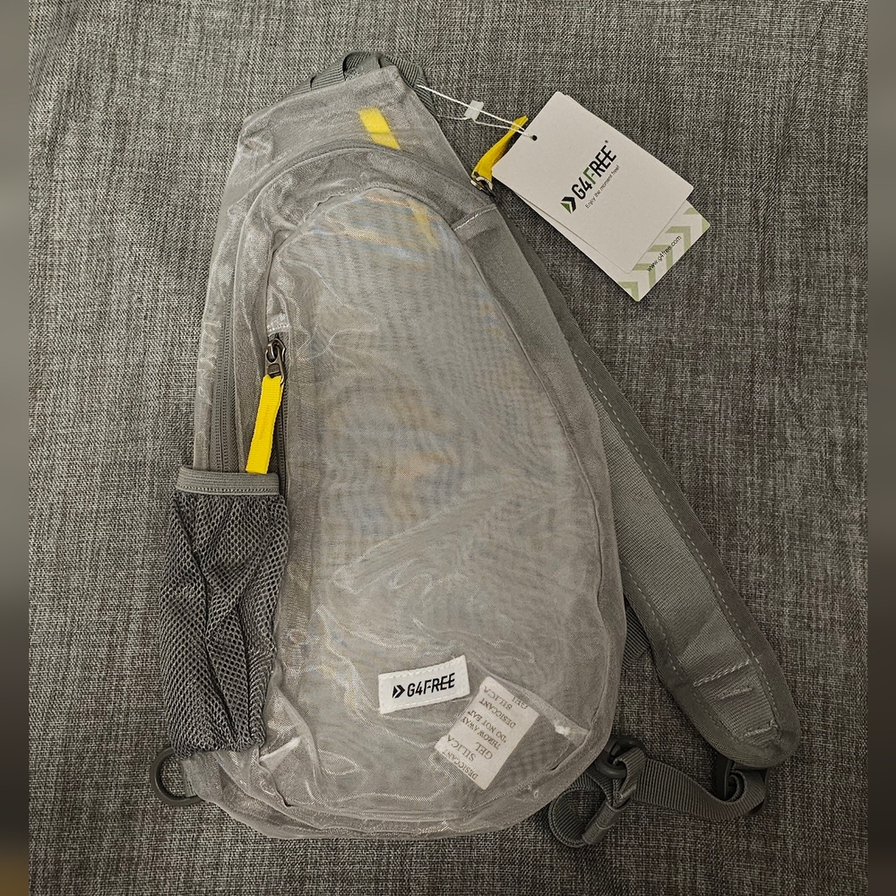 Gray Sling Bag